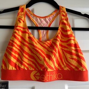 Ethika Vibrant Orange and Yellow S-Bra